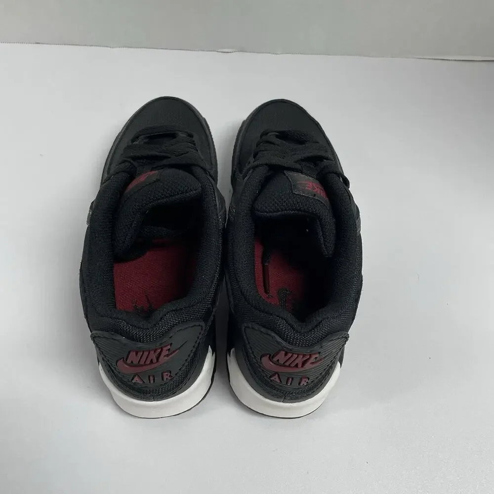 Nike Air Max 90 Anthracite Team Red DQ4071 001 Size 6 Men Size 7.5 Women Black